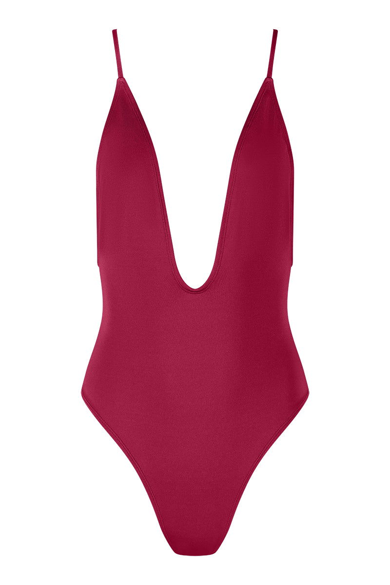 Anna One Piece - Burgundy