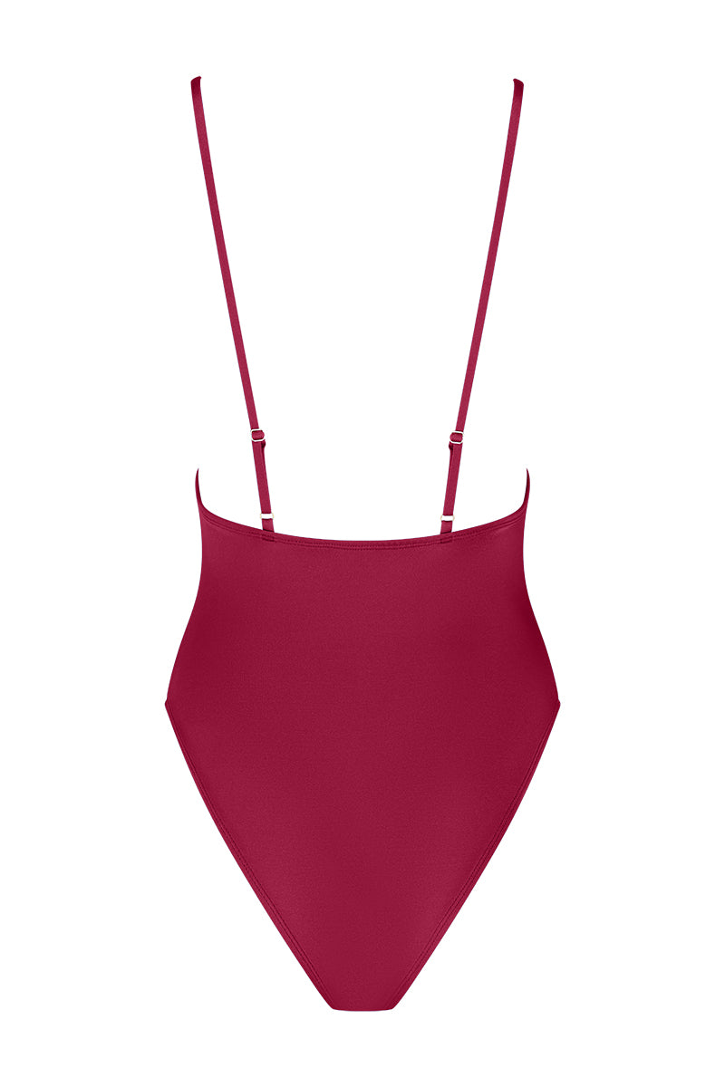 Anna One Piece - Burgundy