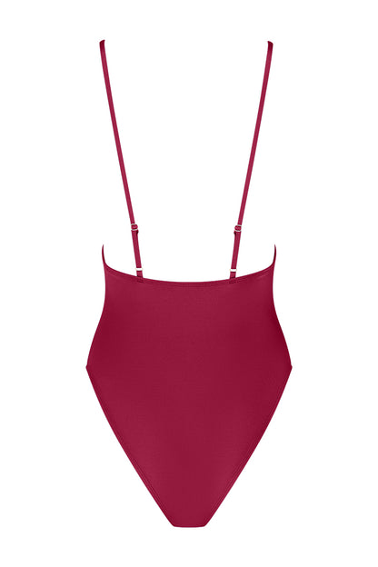 Anna One Piece - Burgundy