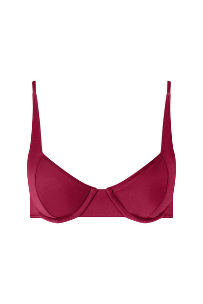 Catharina Top - Burgundy