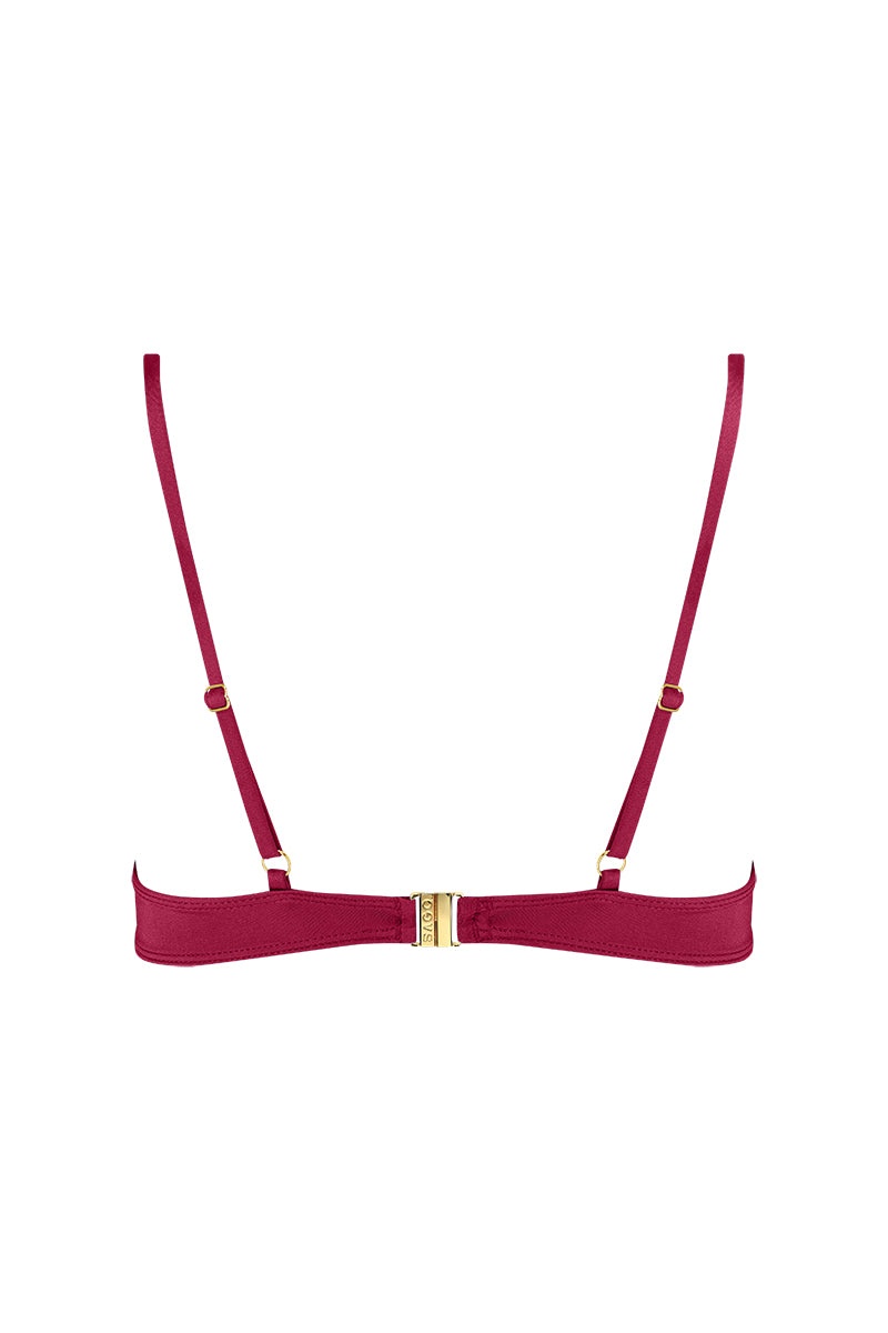 Catharina Top - Burgundy