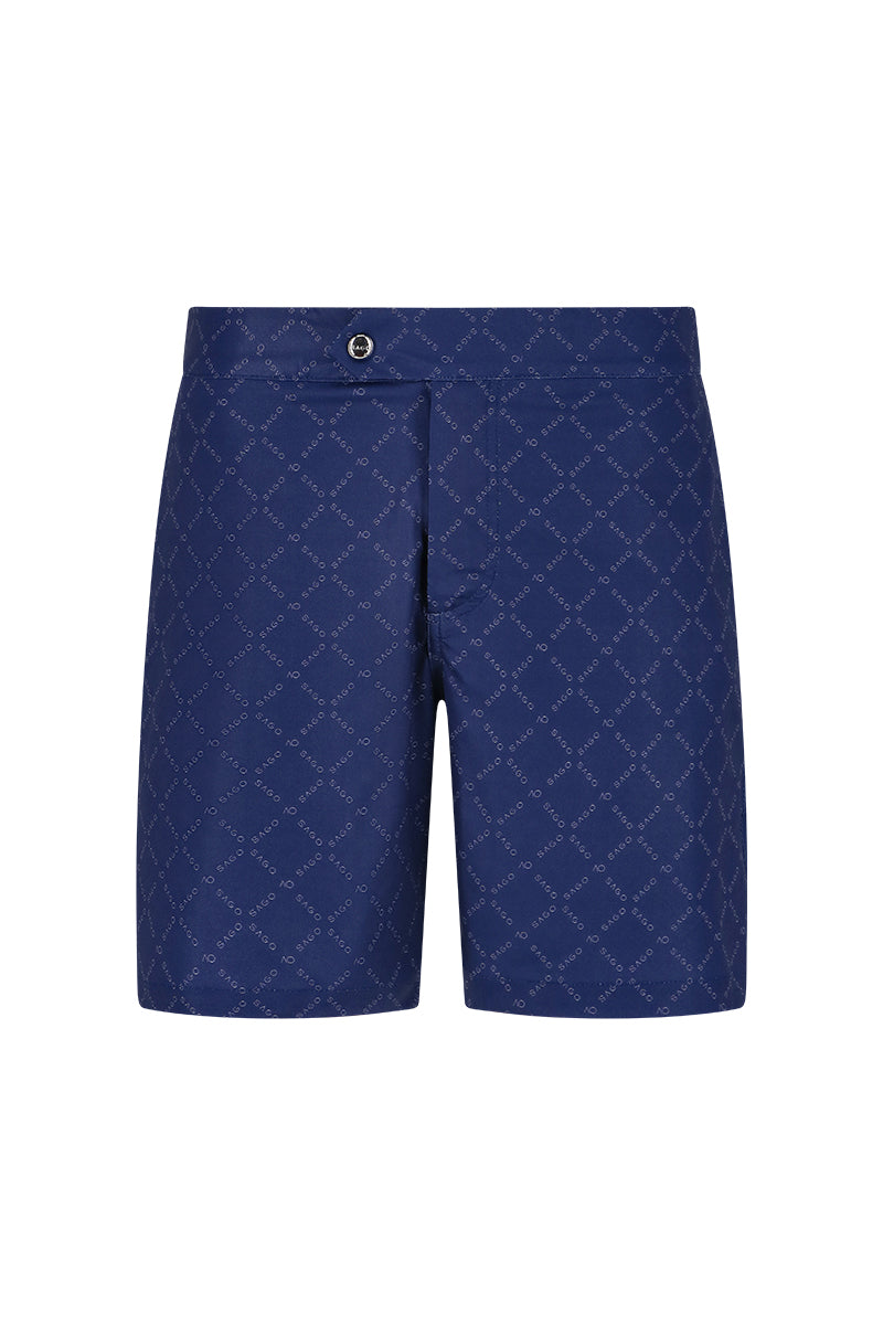 Short de bain pour homme - Leo bleu foncé