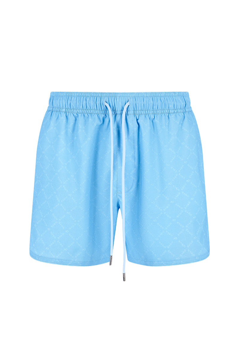 Short de bain pour homme - Henry Bleu Clair